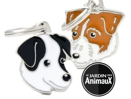 Médaille pour chien collection Friends, JACK RUSSELL, couleurs variées For Discount