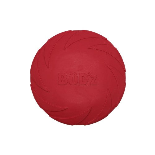 Bud z Jouet en caoutchouc pour chien - Disque volant - Rouge Sale