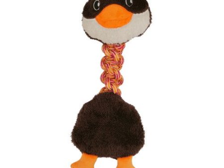 Bud z Jouet en peluche avec corde - Canard sauvage For Discount