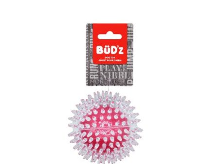 Bud z Jouet pour chien - Balle à pointes - Transparente et rose on Sale