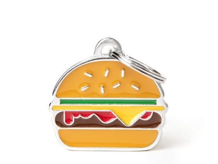 Médaille pour chien collection Food, Burger Cheap