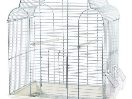 Cage Tulipa pour perruches   pinsons   serins, blanche For Cheap