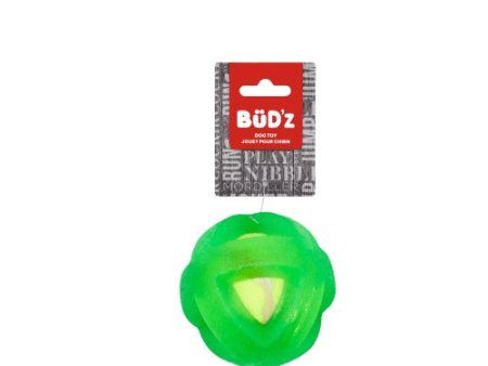 Bud z Jouet pour chien - Avec balle de tennis insérée - Vert Fashion