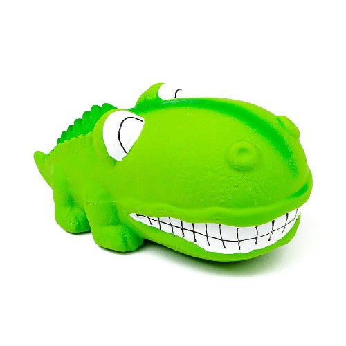 Bud z Jouet en latex avec  Squeaker  - Alligator à gros museau - Vert on Sale