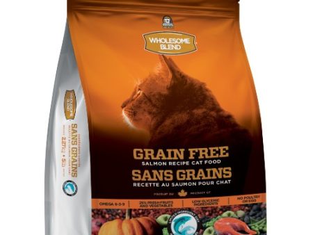 Nourriture pour chat Trouw Nutrition Wholesome Blend sans grains, saumon LID Sale