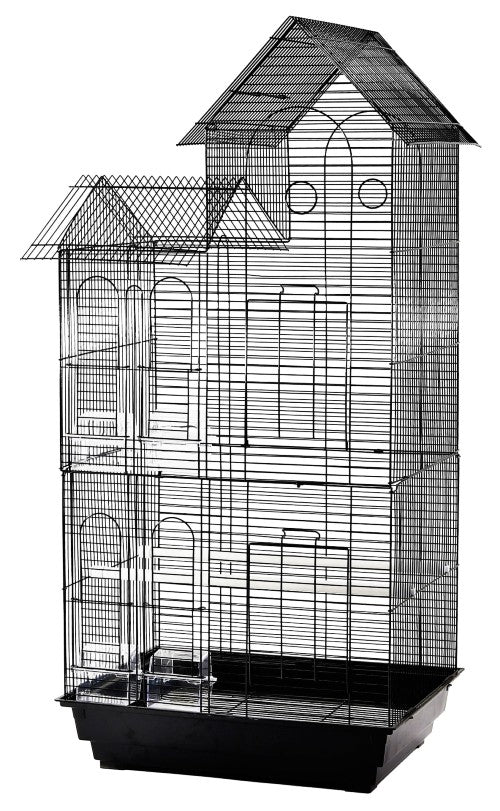 Cage Volière Betula pour perruches   pinsons   serins, noire Online Hot Sale