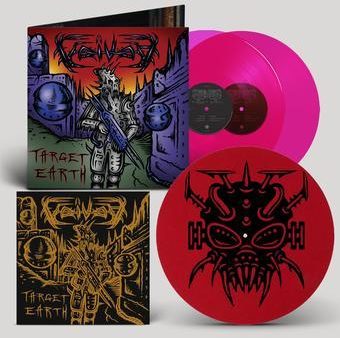 Voivod - Target Earth 2LP (Pink Vinyl) Hot on Sale