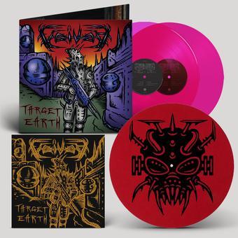 Voivod - Target Earth 2LP (Pink Vinyl) Hot on Sale