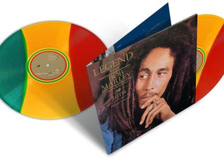 Bob Marley & The Wailers - Legend: 30th Anniversary 2LP (Red Yellow Green Tri-Color Vinyl) For Sale