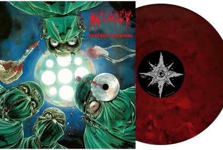 Autopsy - Severed Survival: 35th Anniversary LP (Green Sleeve, Red Black vinyl) Sale