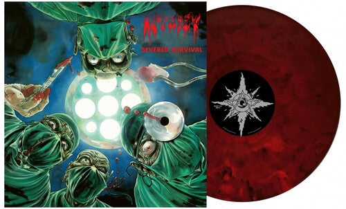 Autopsy - Severed Survival: 35th Anniversary LP (Green Sleeve, Red Black vinyl) Sale