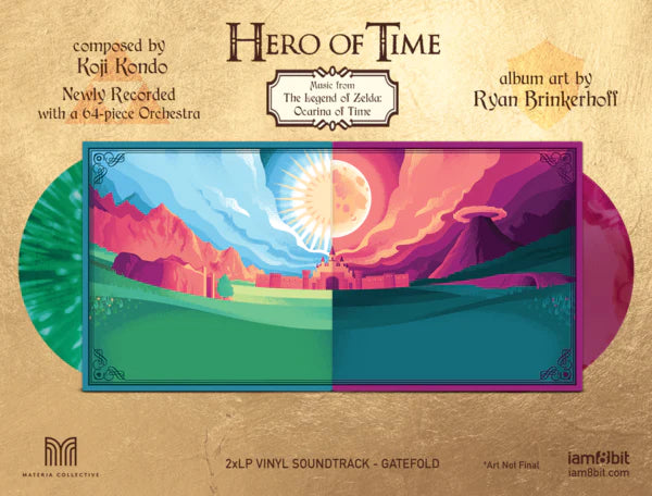 Slovak National Symphony Orchestra: Hero Of Time (Music From The Legend Of Zelda: Ocarina Of Time) - Soundtrack 2LP (Green & Purple Rupee Vinyl) For Discount