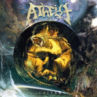 Atheist - Jupiter LP (Yellow w Blue & Brown Splatter Vinyl) For Sale