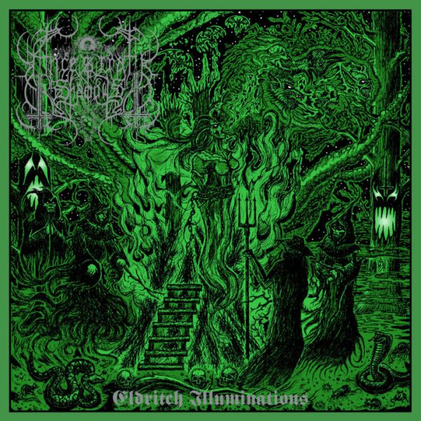 Ancestral Shadows - Eldritch Illuminations LP (Green Black White Splatter Vinyl) For Sale