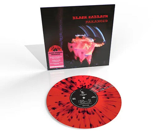 Black Sabbath - Paranoid LP (Red with Black Splatter) Fashion