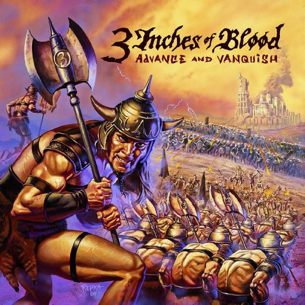 3 Inches Of Blood - Advance And Vanquish LP (Blood Red Vinyl) Fashion