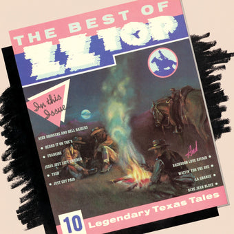 ZZ Top - The Best Of LP (Rocktober, Translucent Blue Vinyl) Supply