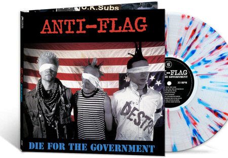 Anti-Flag - Die For The Government LP (Red White Blue Splatter Vinyl) Cheap