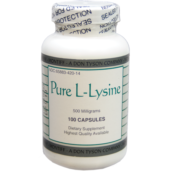 Pure L-Lysine 500 mg Supply