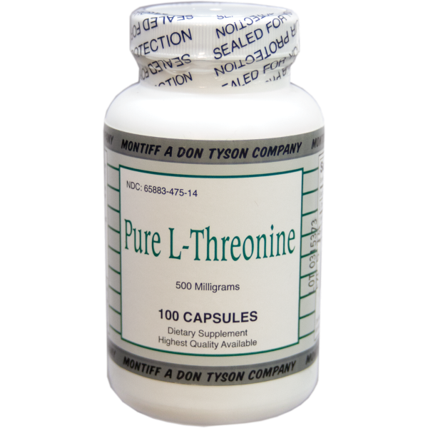 Pure L-Threonine 500 mg Hot on Sale