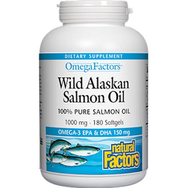 Wild Alaskan Salmon Oil 1000 mg 180 gels For Sale