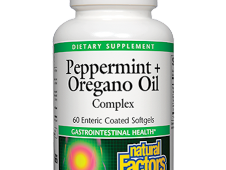 Peppermint & Oregano Oil 60 gels For Discount