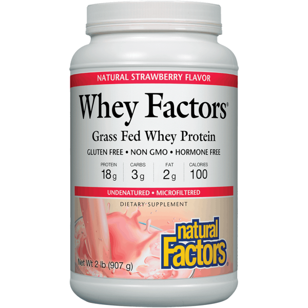 Whey Factors Powder Mix Strawberry Online Sale