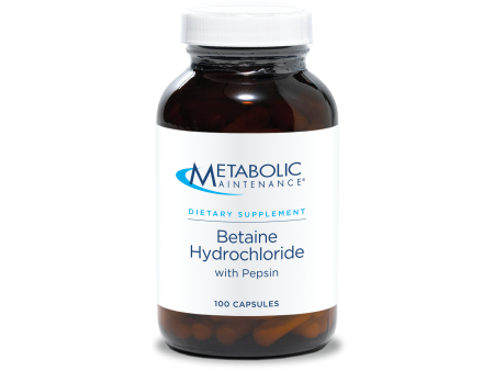 Betaine HCl w  Pepsin 100 caps Sale