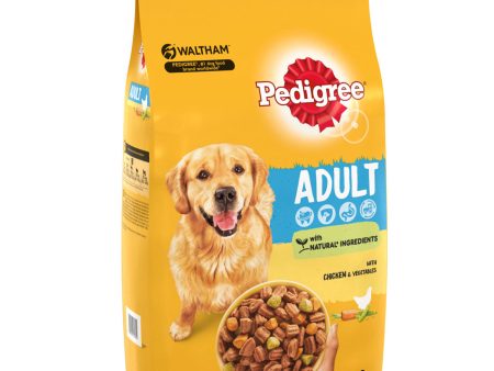 Pedigree Adult Dog Complete Dry Food with Chicken & Vegetables 12KG on Sale