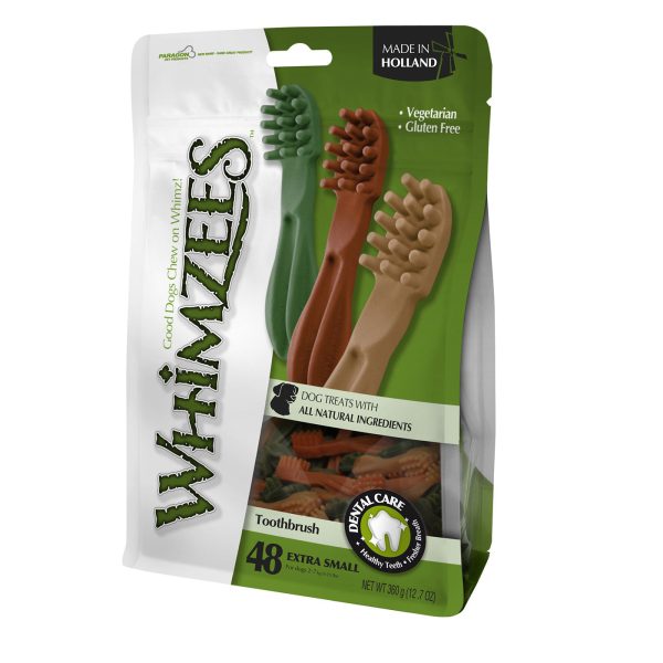 Whimzees Extra Small Toothbrush Star Chews Supply