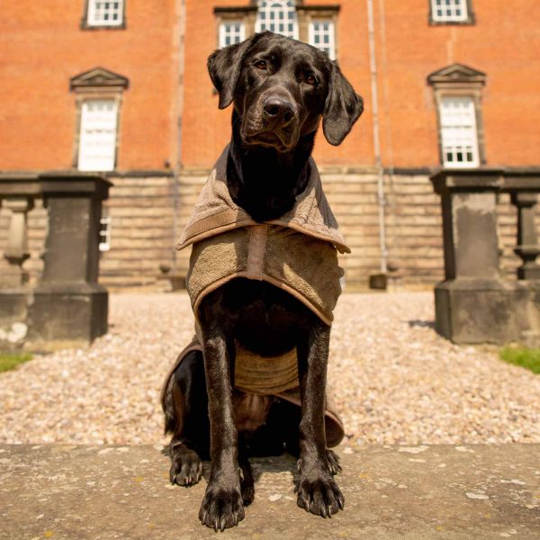 Bamboo Drying Coat in Mole by Lords & Labradors Online