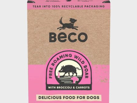 Beco Free Roaming Wild Boar Complete Wet Dog Food 375g Supply