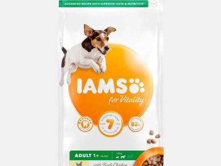 IAMS Vitality Small Medium Breed Adult Dog Food with Fresh Chicken on Sale