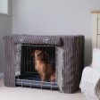 Dog Crate Cover in Dark Grey Essentials Plush by Lords & Labradors Hot on Sale