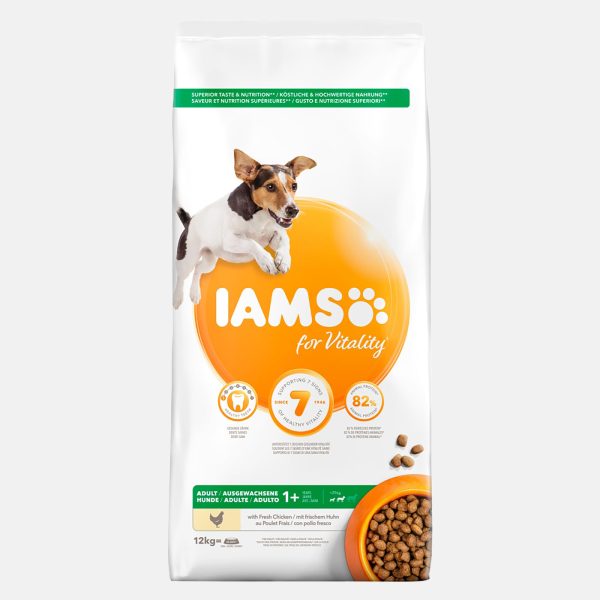 IAMS Vitality Small Medium Breed Adult Dog Food with Fresh Chicken on Sale