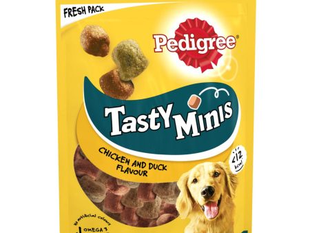 Pedigree Tasty Minis Chicken & Duck Chewy Cubes 130g Cheap