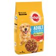 Pedigree Adult Dog Complete Dry Food with Beef & Vegetables 12KG Supply