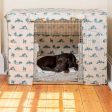 Dog Crate Cover in Central Park Oilcloth To Fit Ellie Bo Crate by Lords & Labradors Fashion