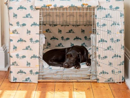 Dog Crate Cover in Central Park Oilcloth To Fit Ellie Bo Crate by Lords & Labradors Fashion