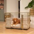 Dog Crate Bumper in Mink Bouclé by Lords & Labradors Online Sale