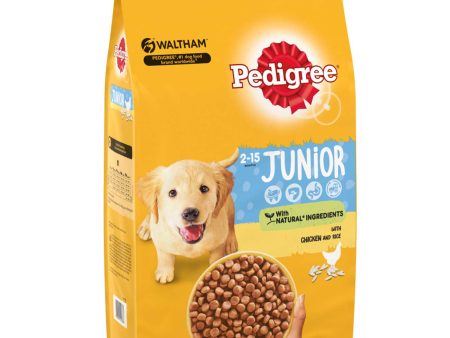 Pedigree Puppy Medium Complete Dry Dog Food with Chicken & Rice 12KG Online Hot Sale