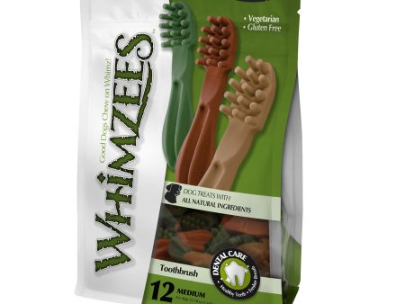 Whimzees Medium Toothbrush Star Chews For Sale