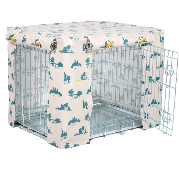 Dog Crate Cover in Central Park Oilcloth To Fit Ellie Bo Crate by Lords & Labradors Fashion