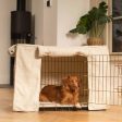 Dog Crate Cover in Ivory Bouclé by Lords & Labradors Fashion