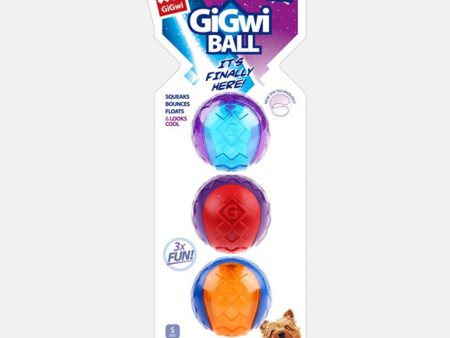 GiGwi Ball with Squeaker 3 Pack For Sale