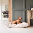 Dog Cushion With Removable Cover in Rhino Tough Sand Faux Leather by Lords & Labradors on Sale