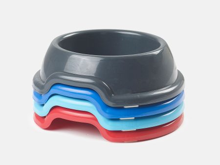 Whitefurze Round Pet Bowl Supply