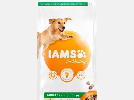 IAMS Vitality Large Breed Adult Food with Fresh Chicken For Discount