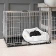 Cosy & Calming Puppy Crate Bed With Removable Covers in Ivory Bouclé by Lords & Labradors For Cheap