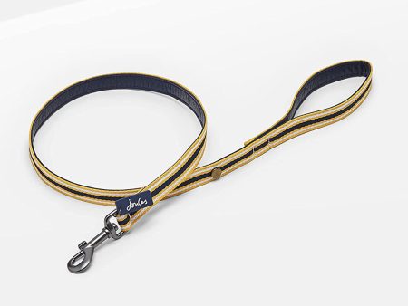 Joules Coastal Yellow & Navy Dog Lead Online Hot Sale